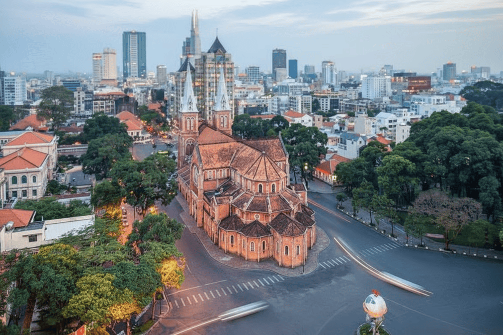Morning and late afternoon light enhance the cathedral’s timeless beauty
